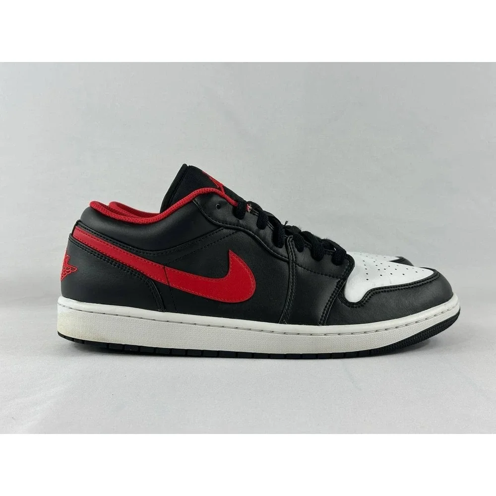 Nike Air Jordan 1 Low 'White Toe' 553558-063 Men's Size 13